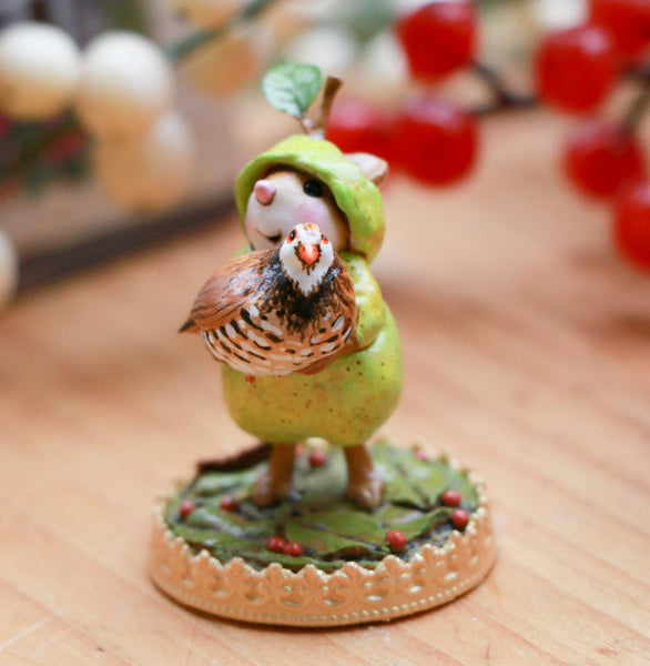 Wee Forest Folk 12 Days of Christmas TD-1  "A Partridge in a Pear Tree"